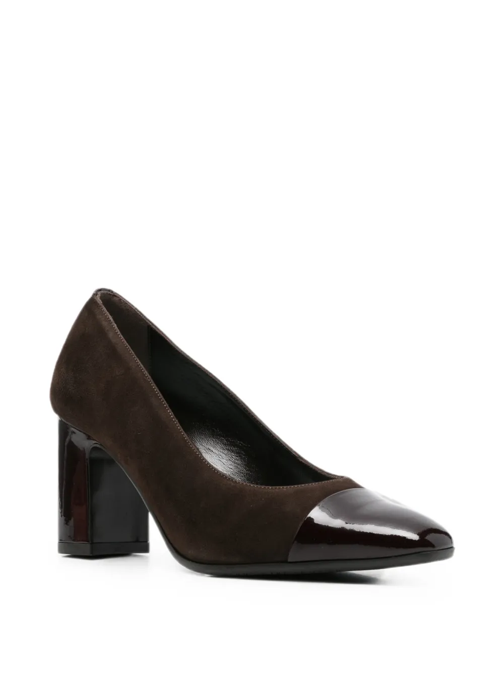 Carel Paris Rosana patent-trimmed pumps Bruin