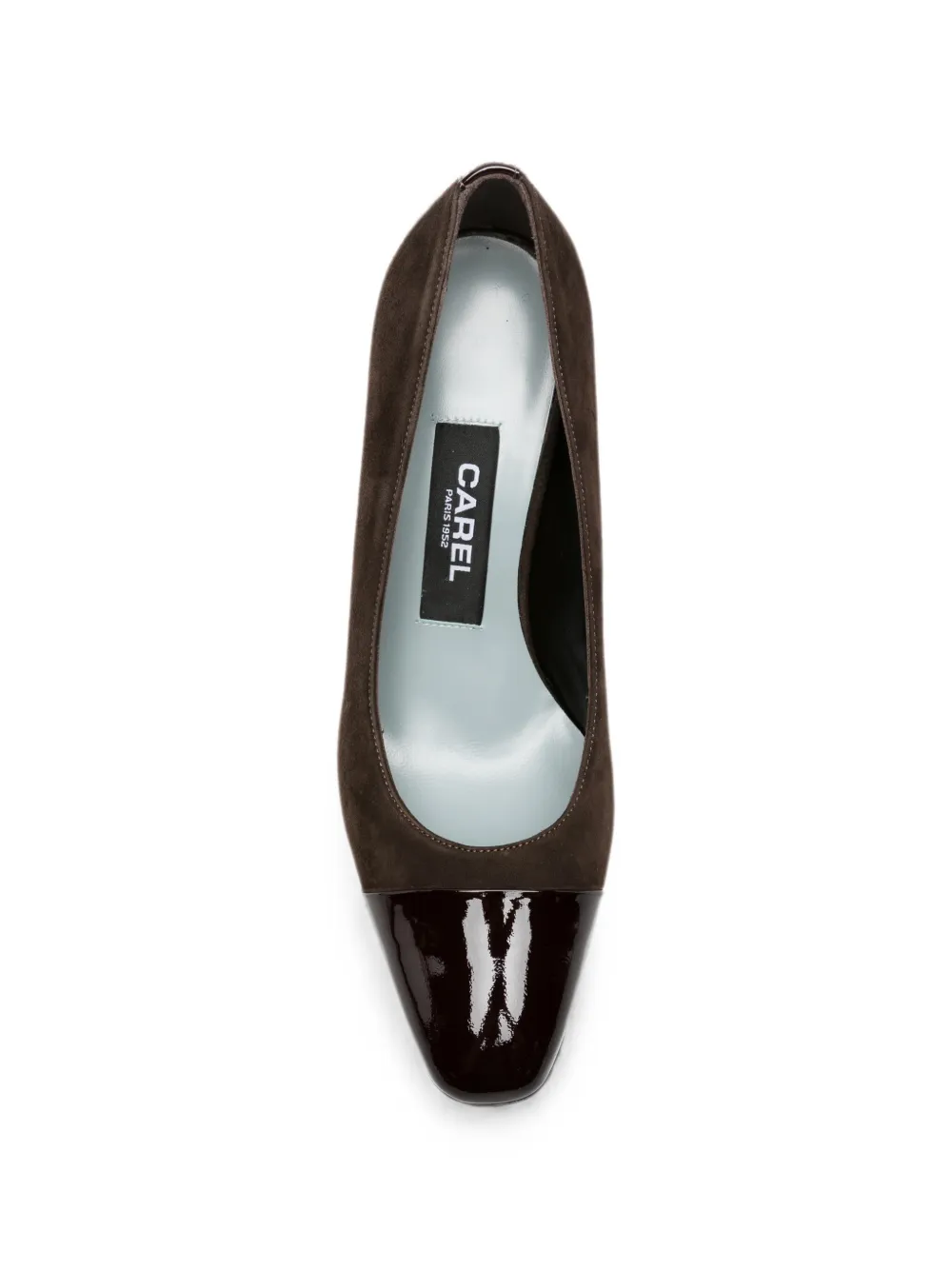 Carel Paris Rosana patent-trimmed pumps Bruin