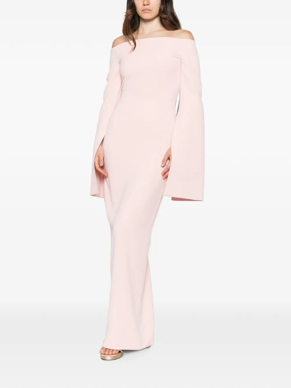 Solace London The Marcella maxi-dress Roze