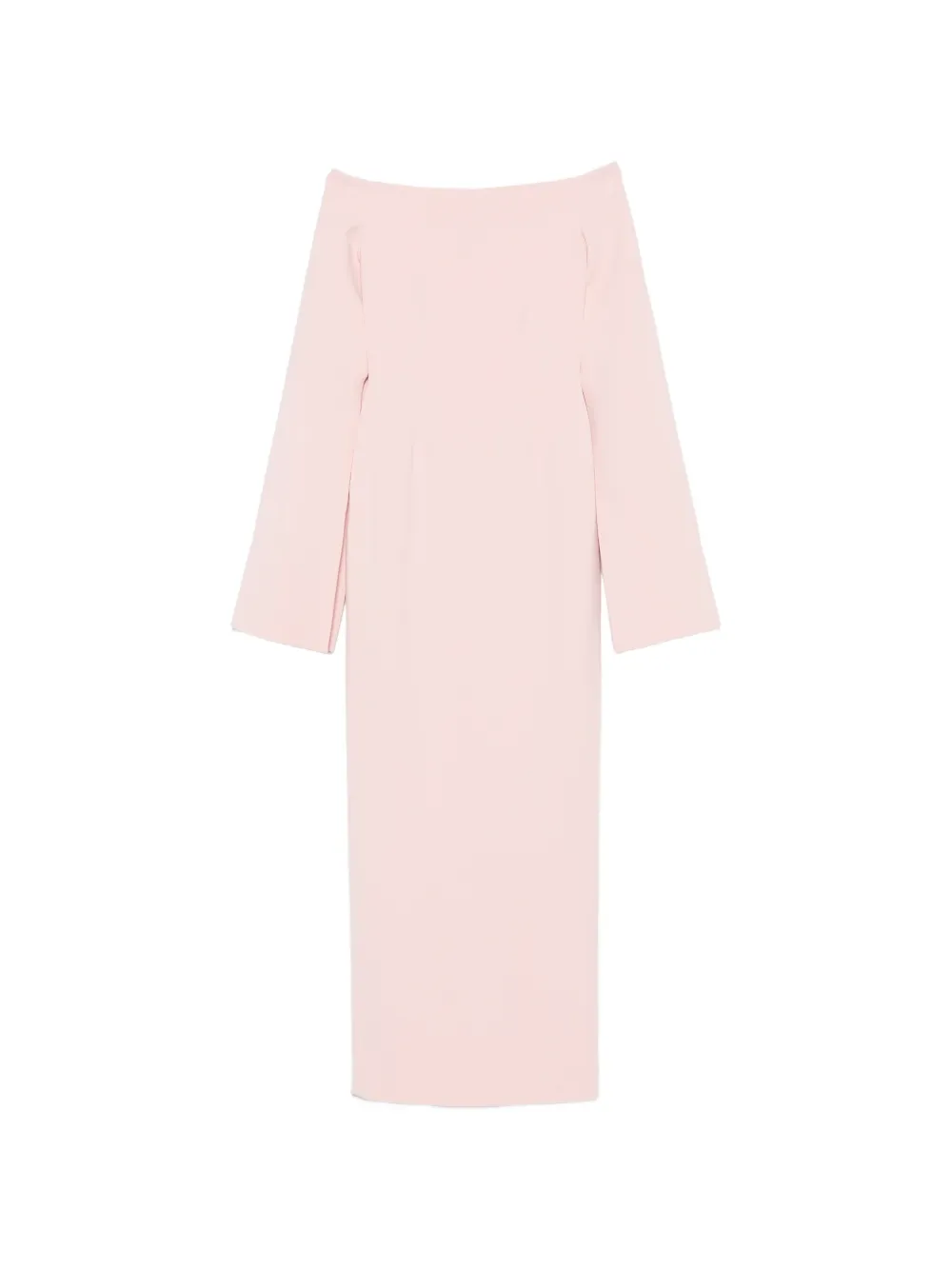 Solace London Marcella off-the-shoulder cape-sleeve maxi dress