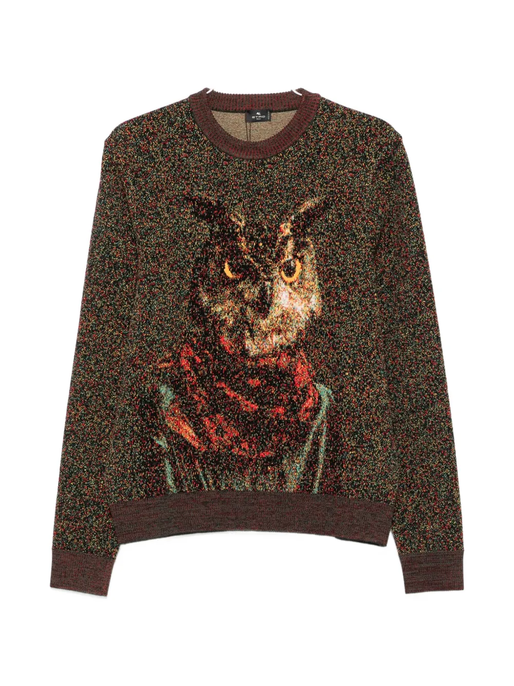 ETRO wool-blend knit sweater - Rot