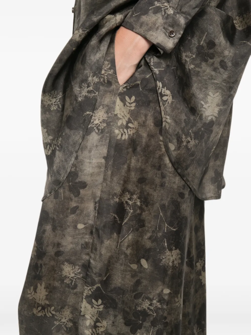 Uma Wang Pansy broek Bruin