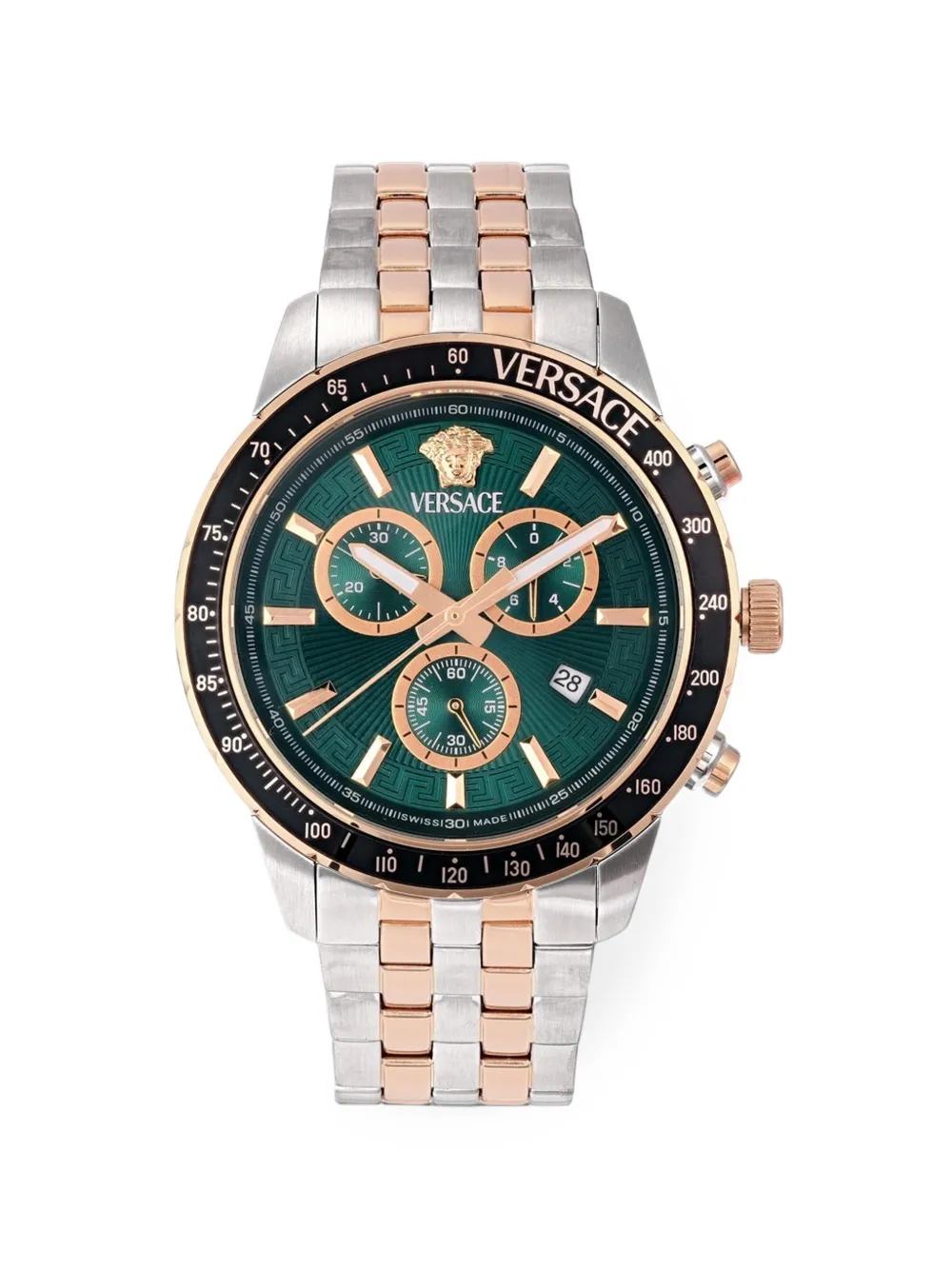 Versace Greca chrono 44mm watch - Verde