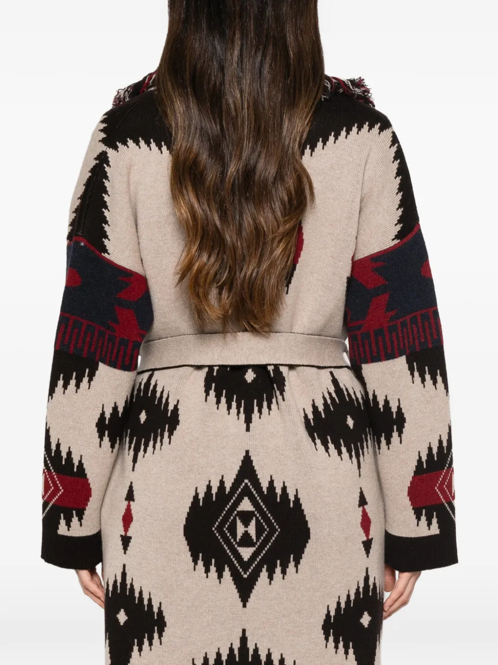 Alanui Jas met franje afwerking Beige