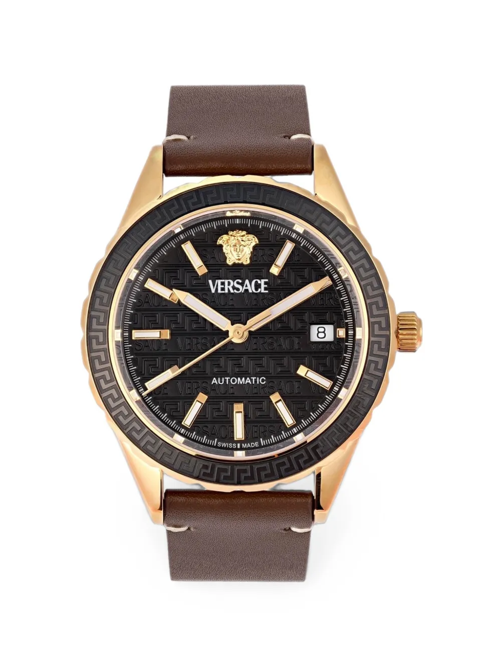 Versace Greca 42mm watch - Nero