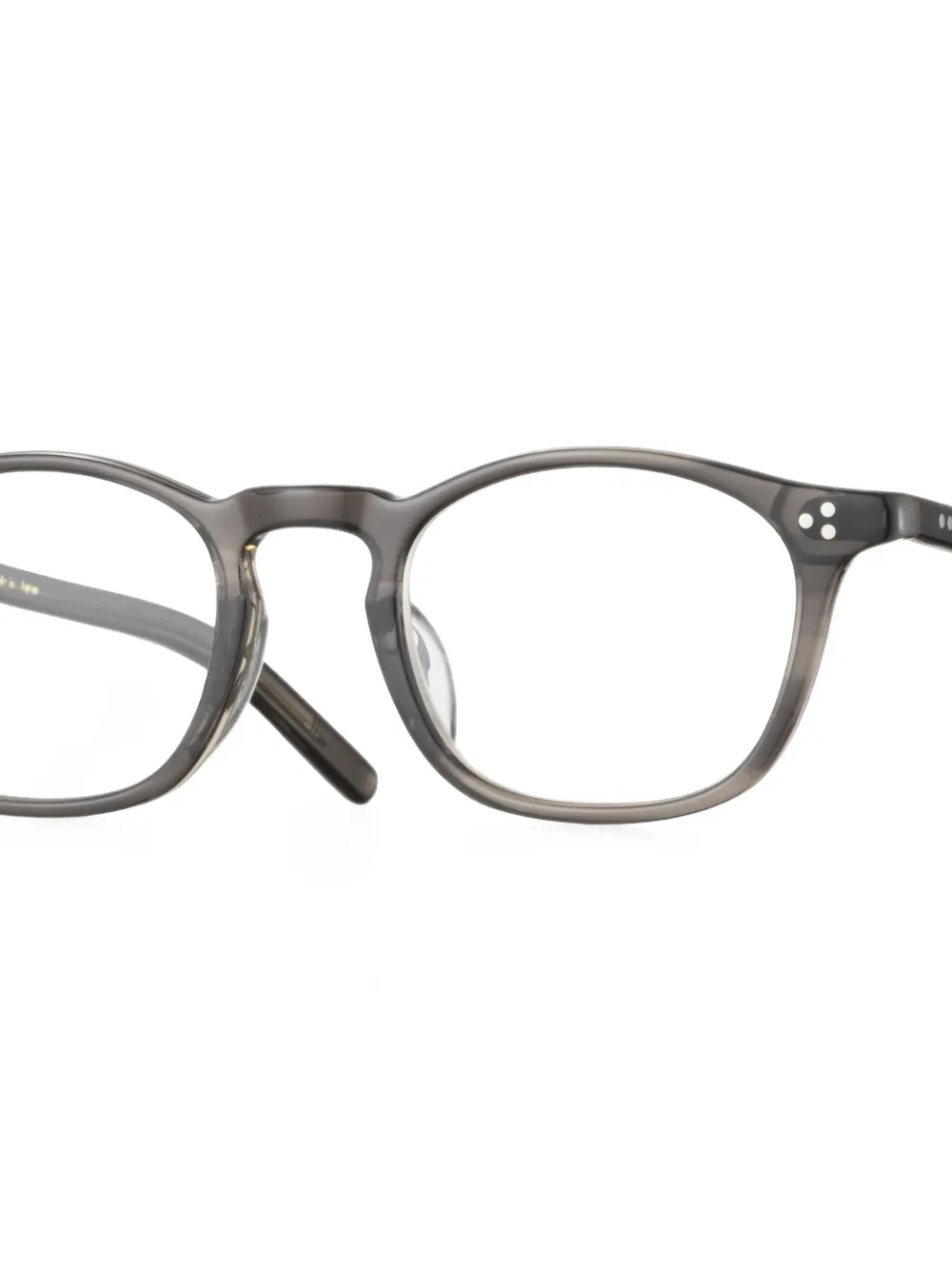 Eyevan7285 Clubman-E bril met rond montuur Grijs