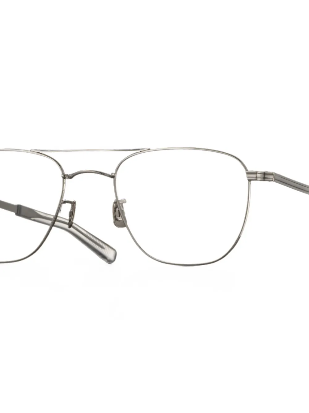 Eyevan7285 196 bril met geometrisch montuur Zilver