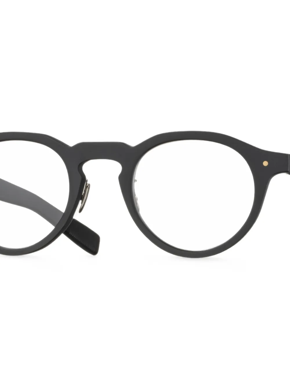 Eyevan7285 358E bril met rond montuur Zwart