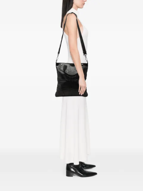 Bottega Veneta Pre-Owned bolso satchel de piel de napa convertible con ribete Intrecciato 2012-2026