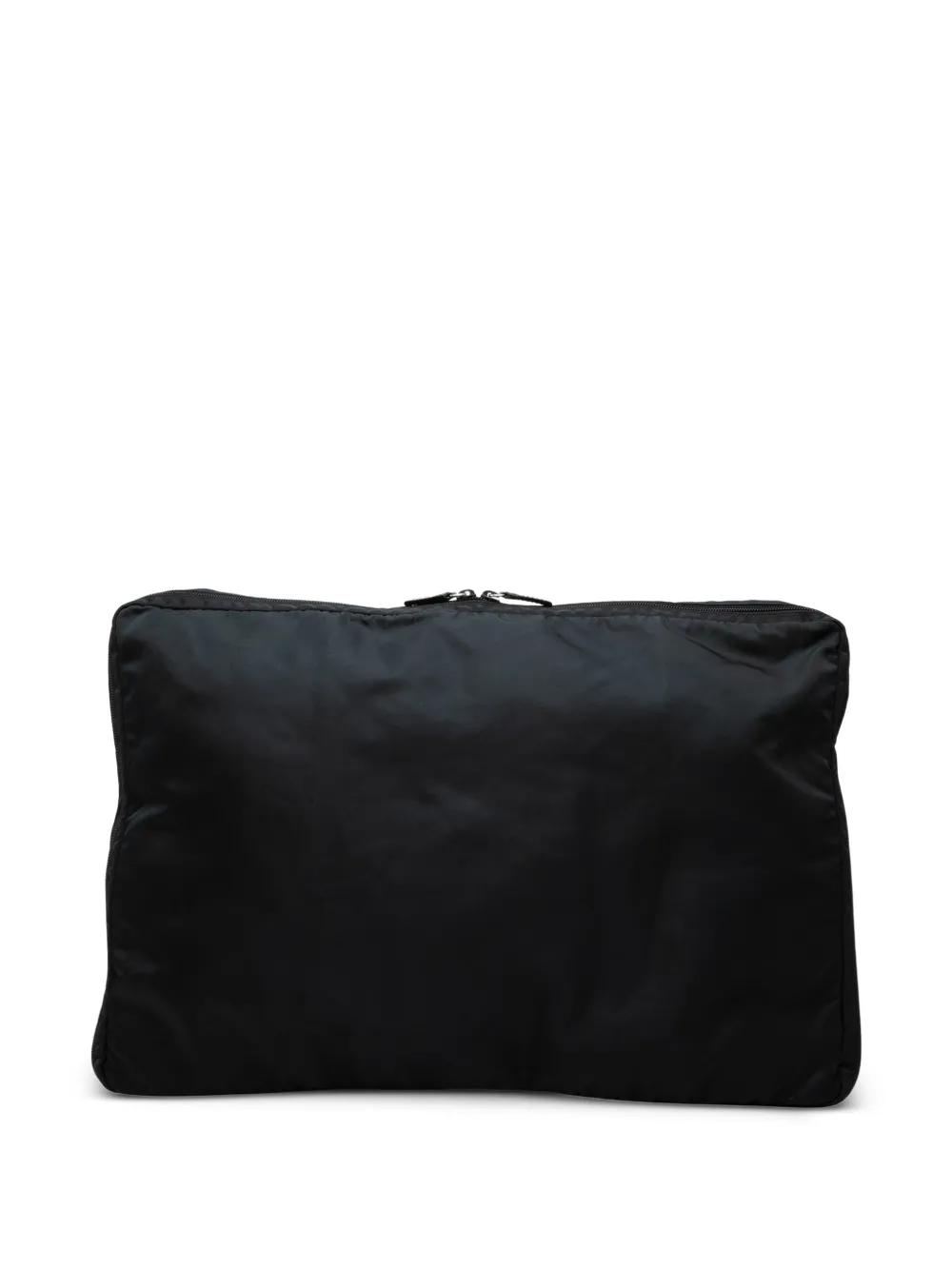 Prada Pre-Owned 2000-2013 Tessuto Zip Top Portfolio pouch - Schwarz