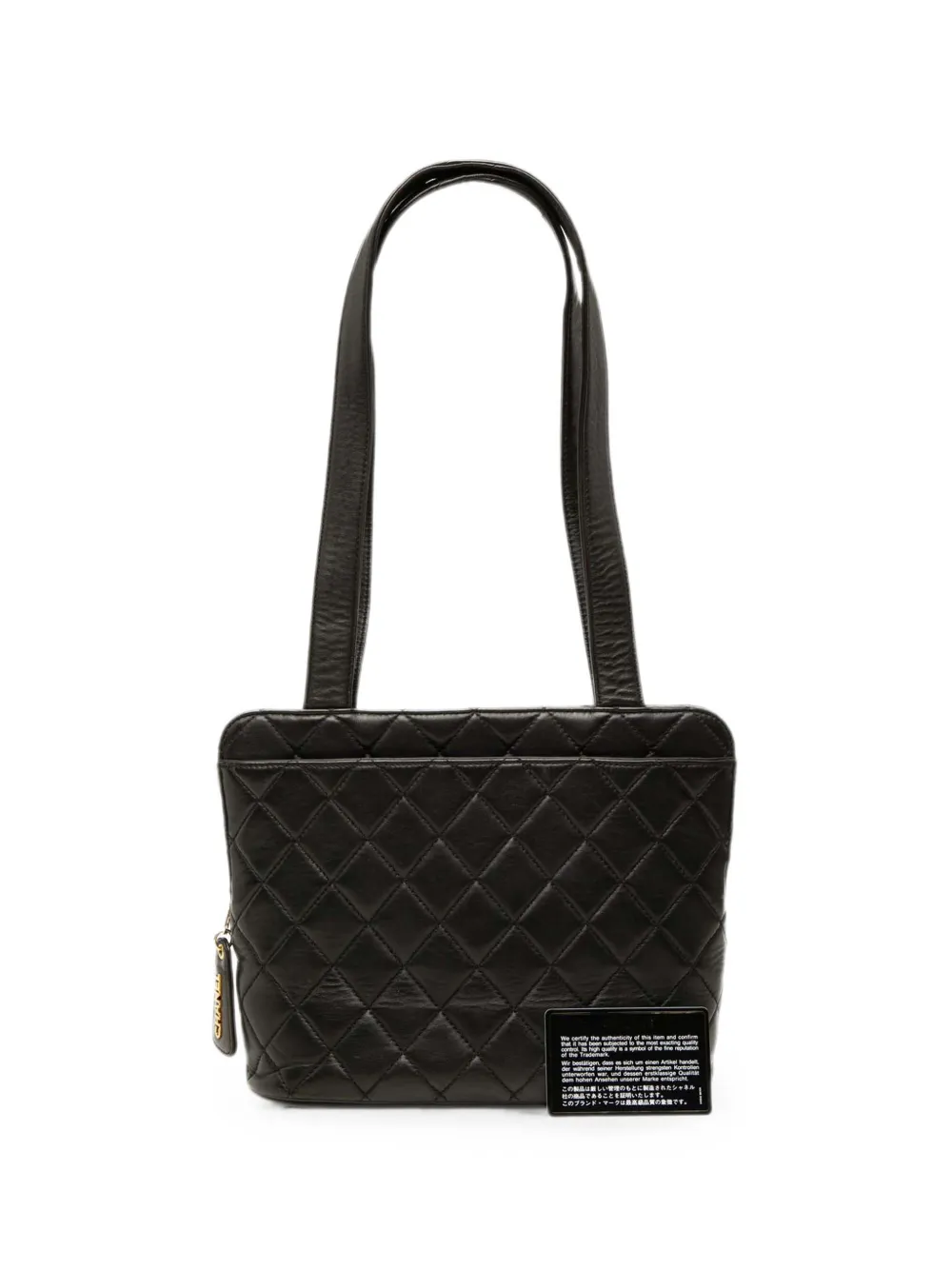 CHANEL Pre-Owned 1996-1997 Quilted Lambskin shoulder bag - Nero