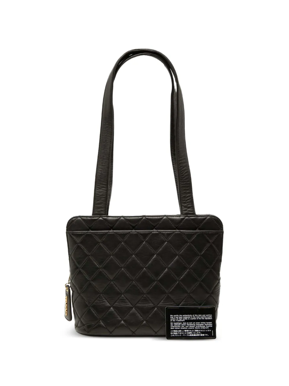 CHANEL Pre-Owned 1996-1997 Quilted Lambskin shoulder bag - Nero