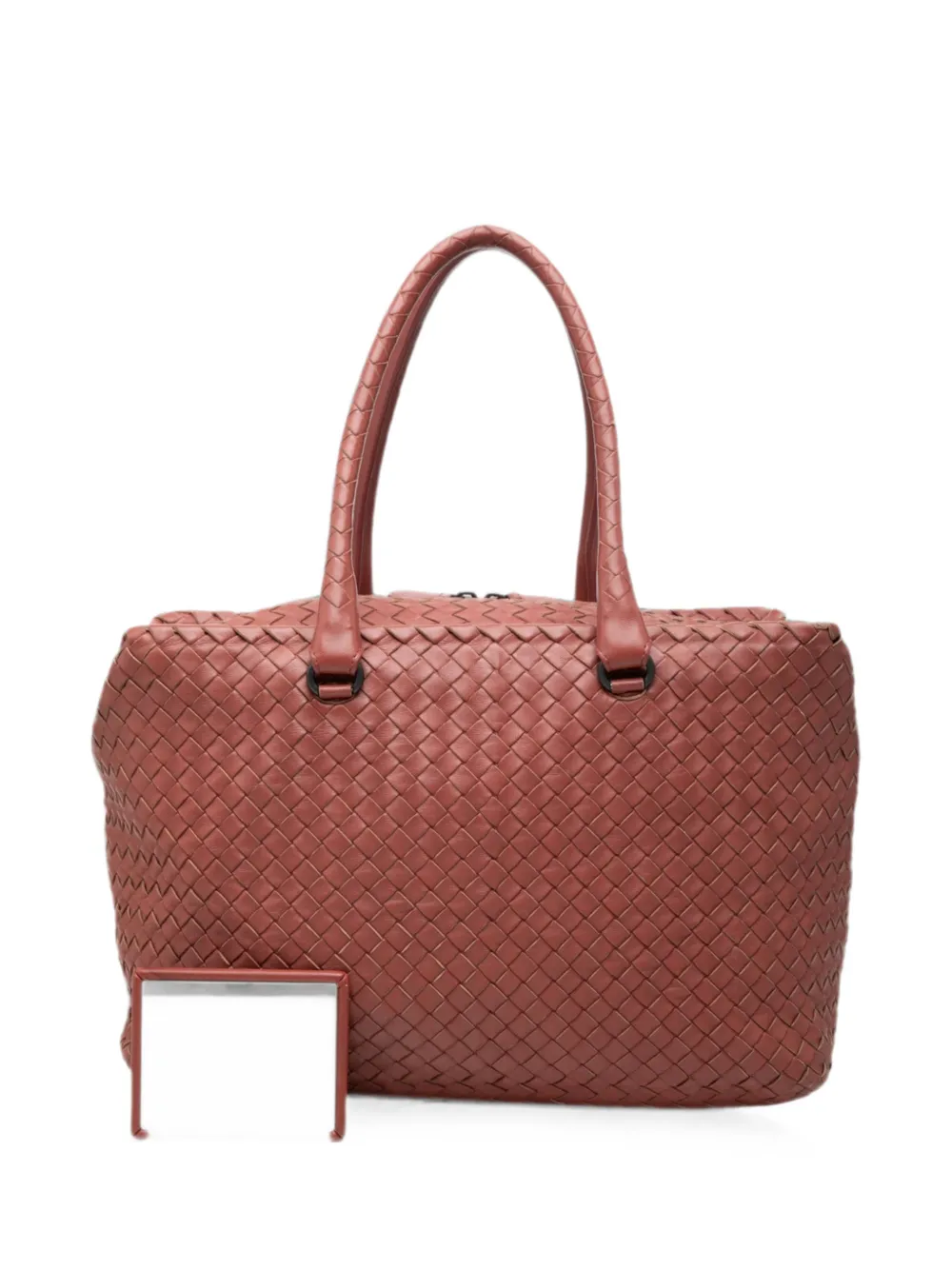Bottega Veneta Pre-Owned 2012-2026 Nappa Intrecciato Brick tote bag - Rot