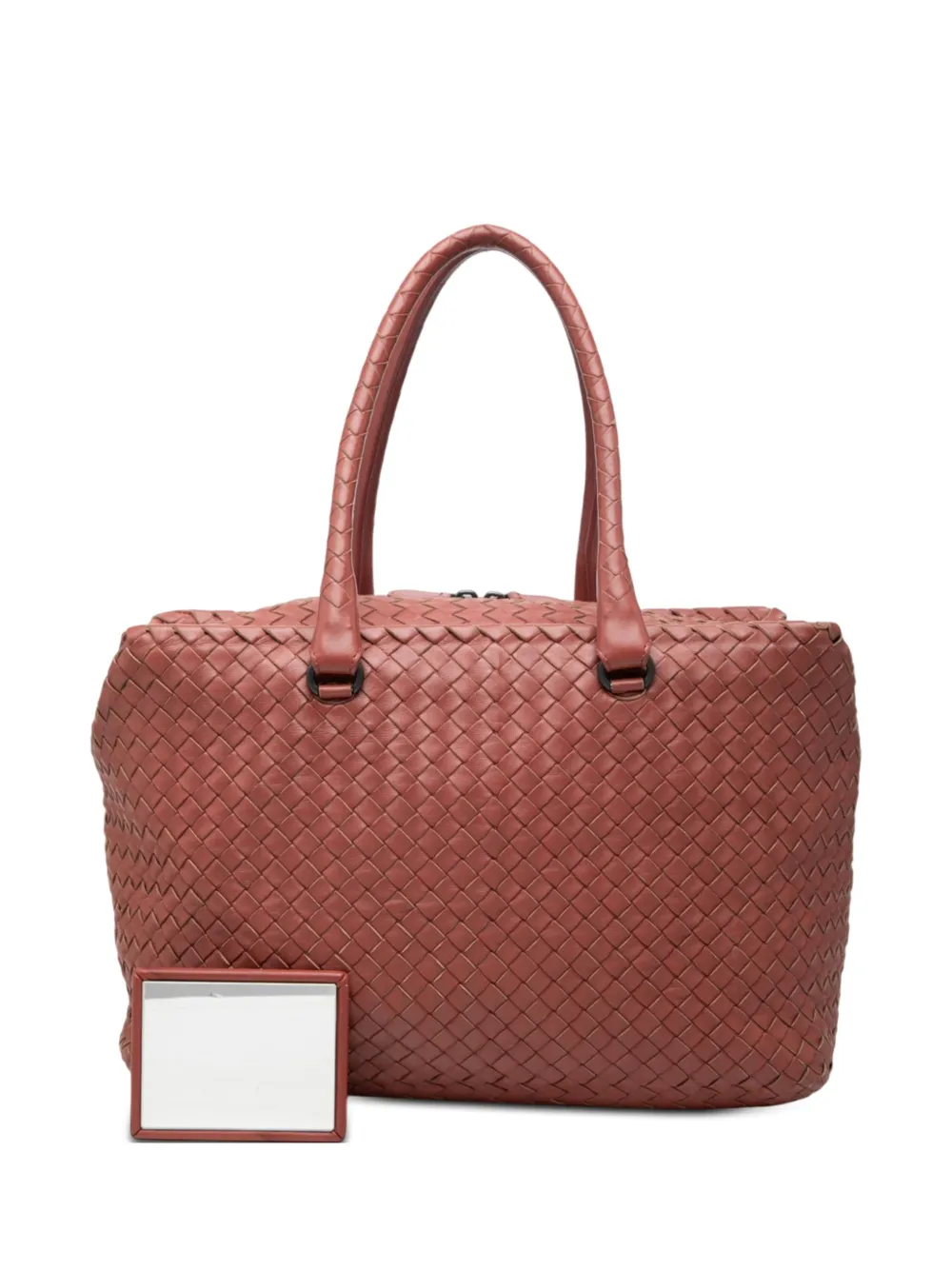 Bottega Veneta Pre-Owned 2012-2026 Nappa Intrecciato Brick tote bag - Rosso