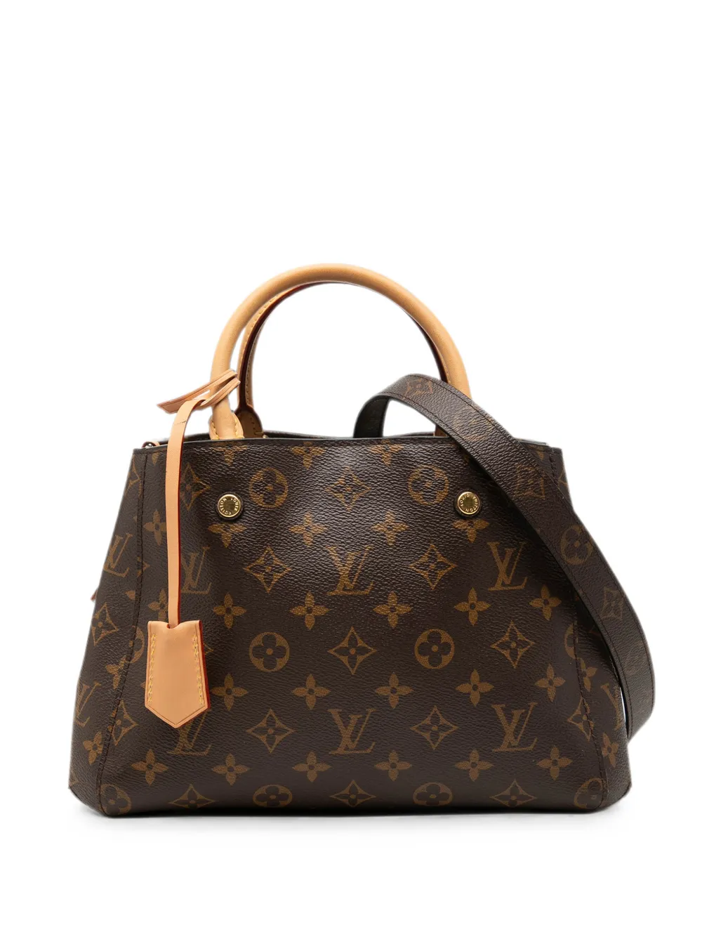Louis Vuitton Pre-Owned 2019 Monogram Montaigne BB satchel - Braun