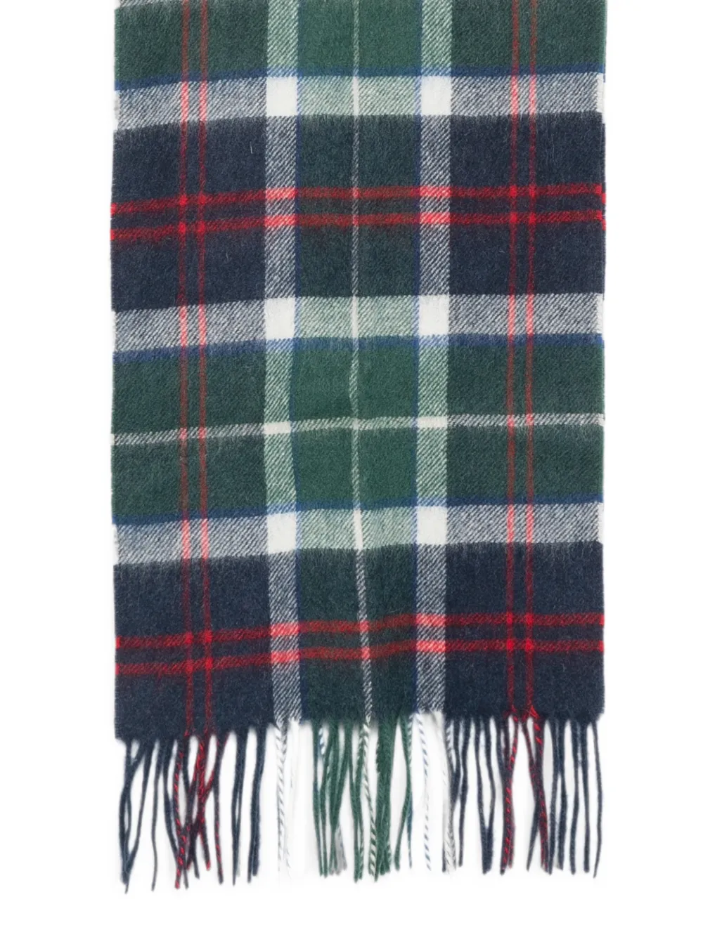 Barbour Sjaal met tartan ruit Groen