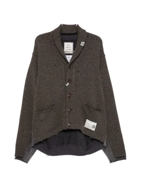 Maison MIHARA YASUHIRO distressed cardigan