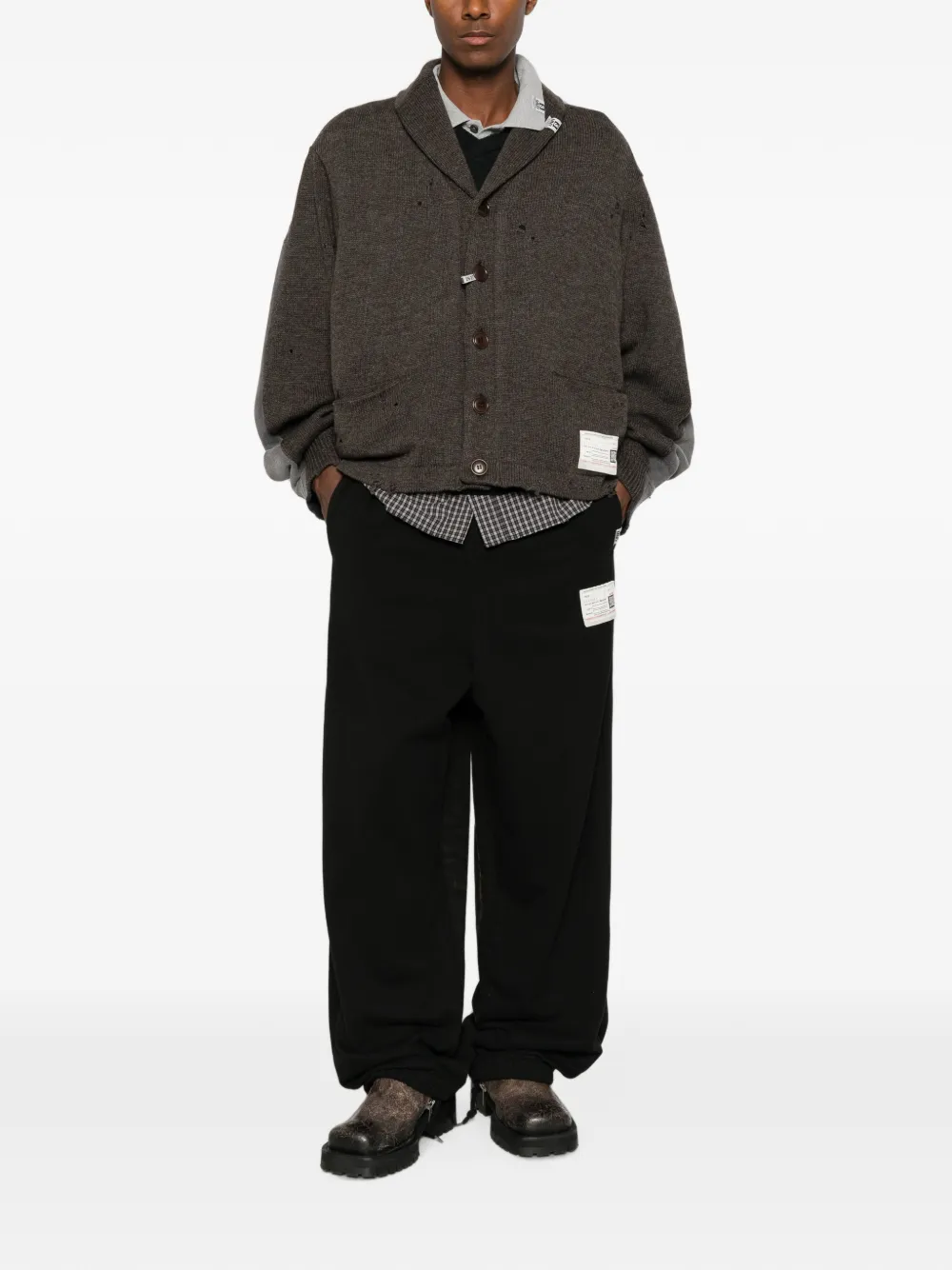 Maison MIHARA YASUHIRO Gerafeld vest Bruin