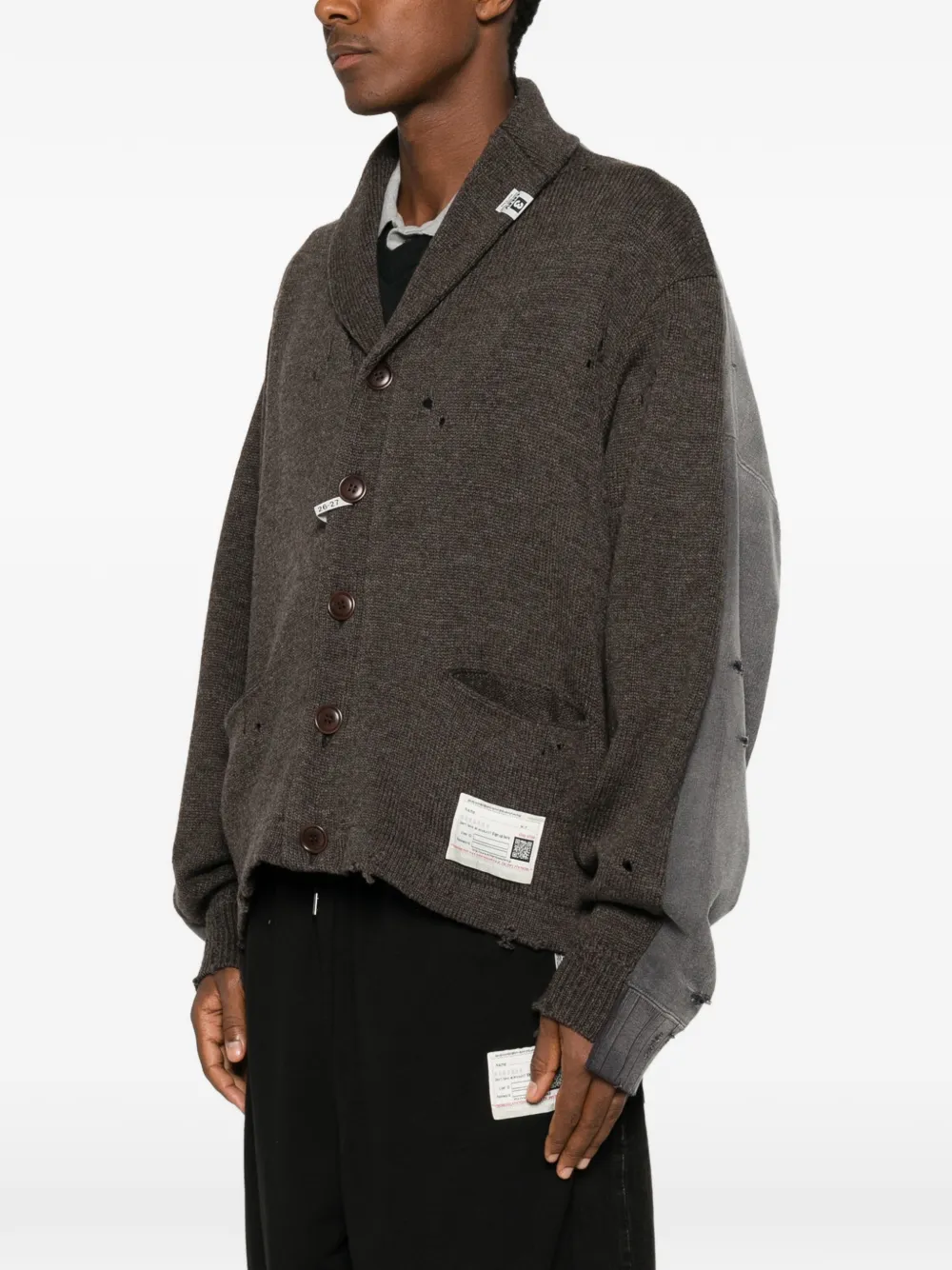 Maison MIHARA YASUHIRO Gerafeld vest Bruin
