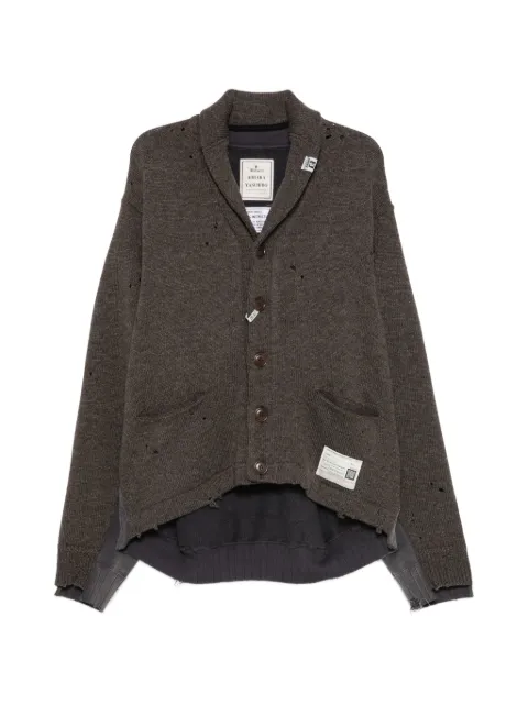 Maison MIHARA YASUHIRO distressed cardigan