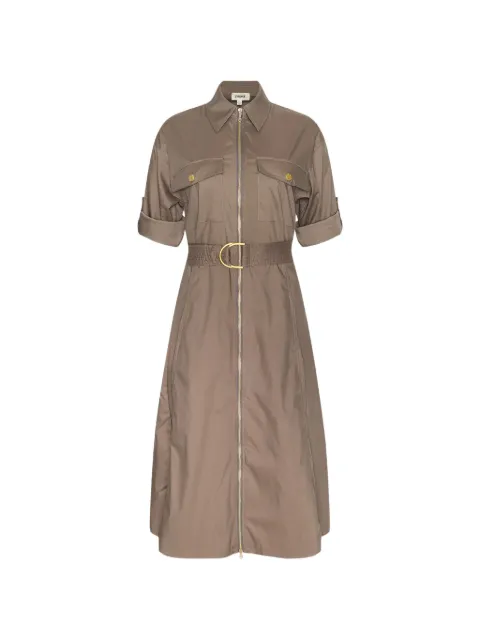 L'Agence Callen belted midi dress