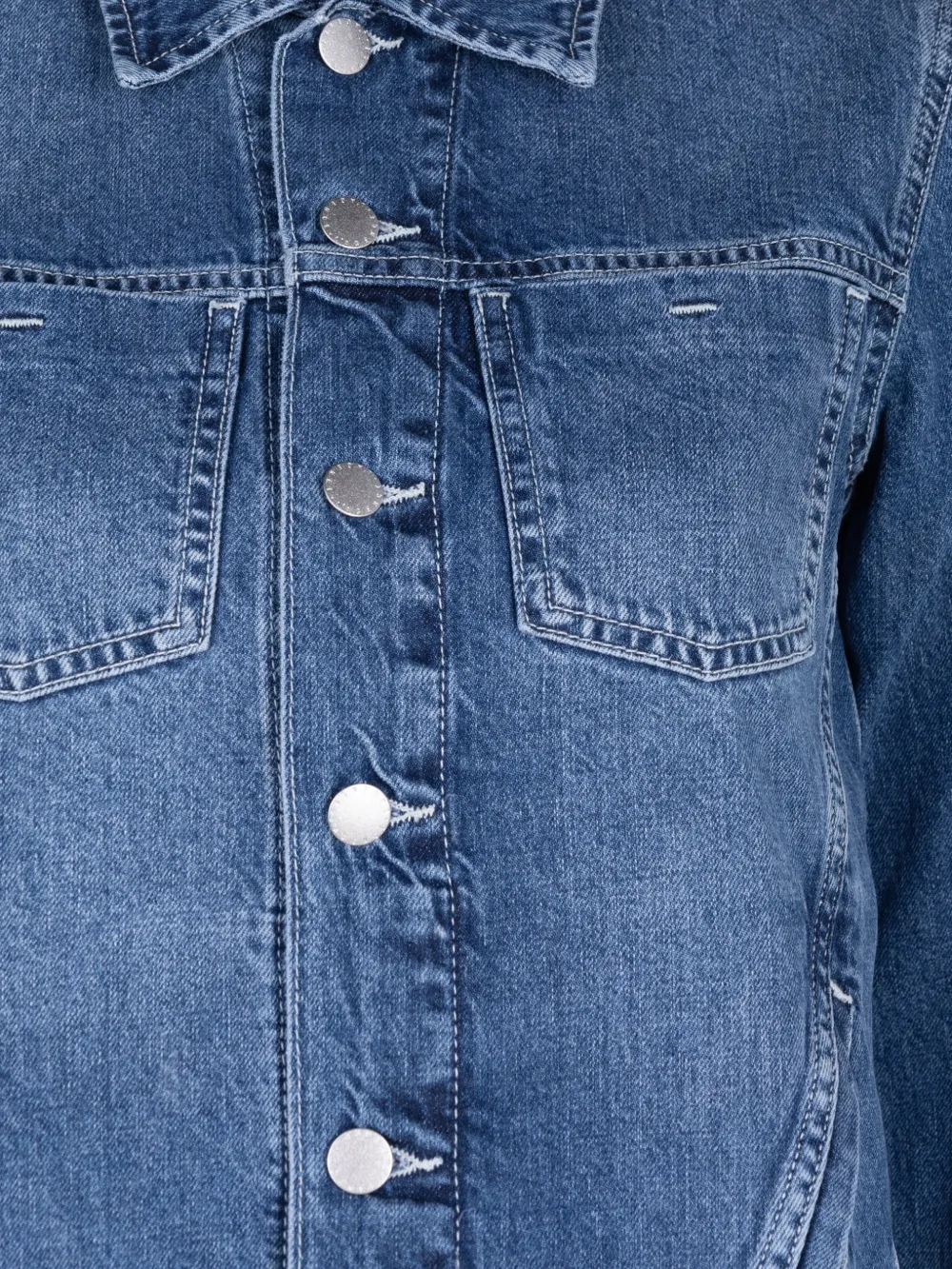L'Agence Denim jack Blauw