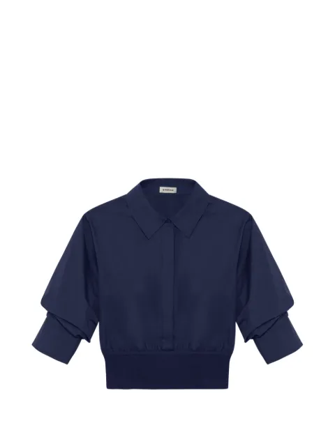 SIMKHAI  Stiles ribbed-waist shirt