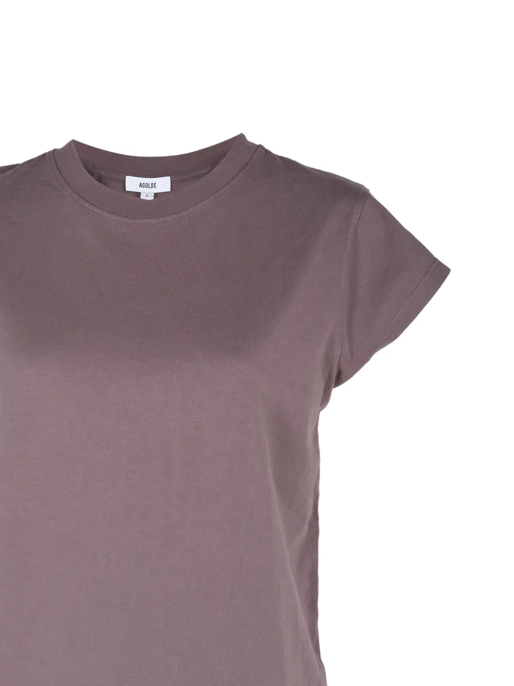AGOLDE Bryce cap-sleeve T-shirt Paars