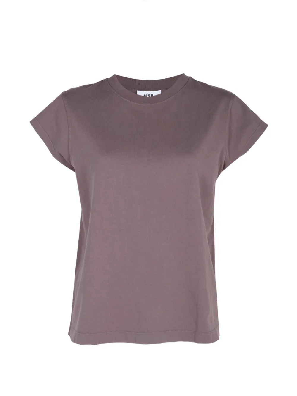 AGOLDE Bryce cap-sleeve T-shirt Paars