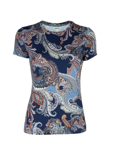 L'Agence Ressi paisley-print T-shirt
