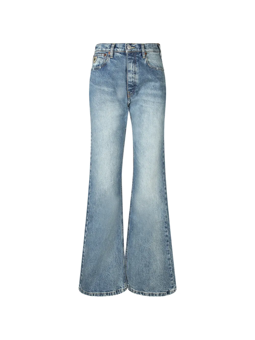 LOIS JEANS faded flared jeans - Blau