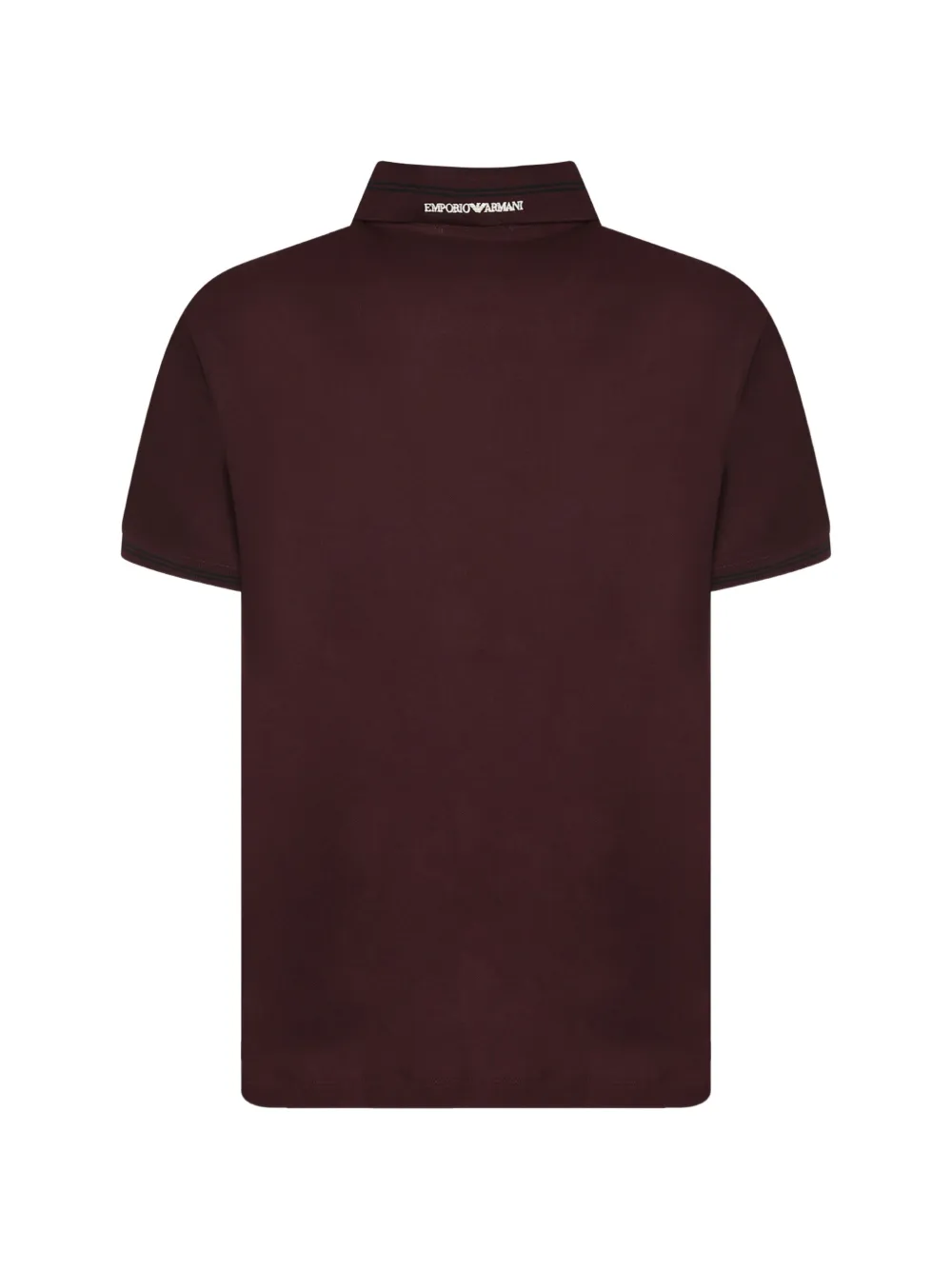 Emporio Armani Piqué poloshirt met geborduurd logo Rood