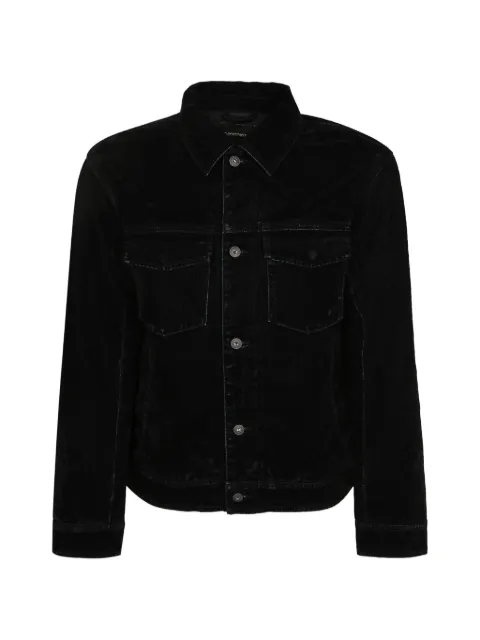 Emporio Armani collared denim jacket