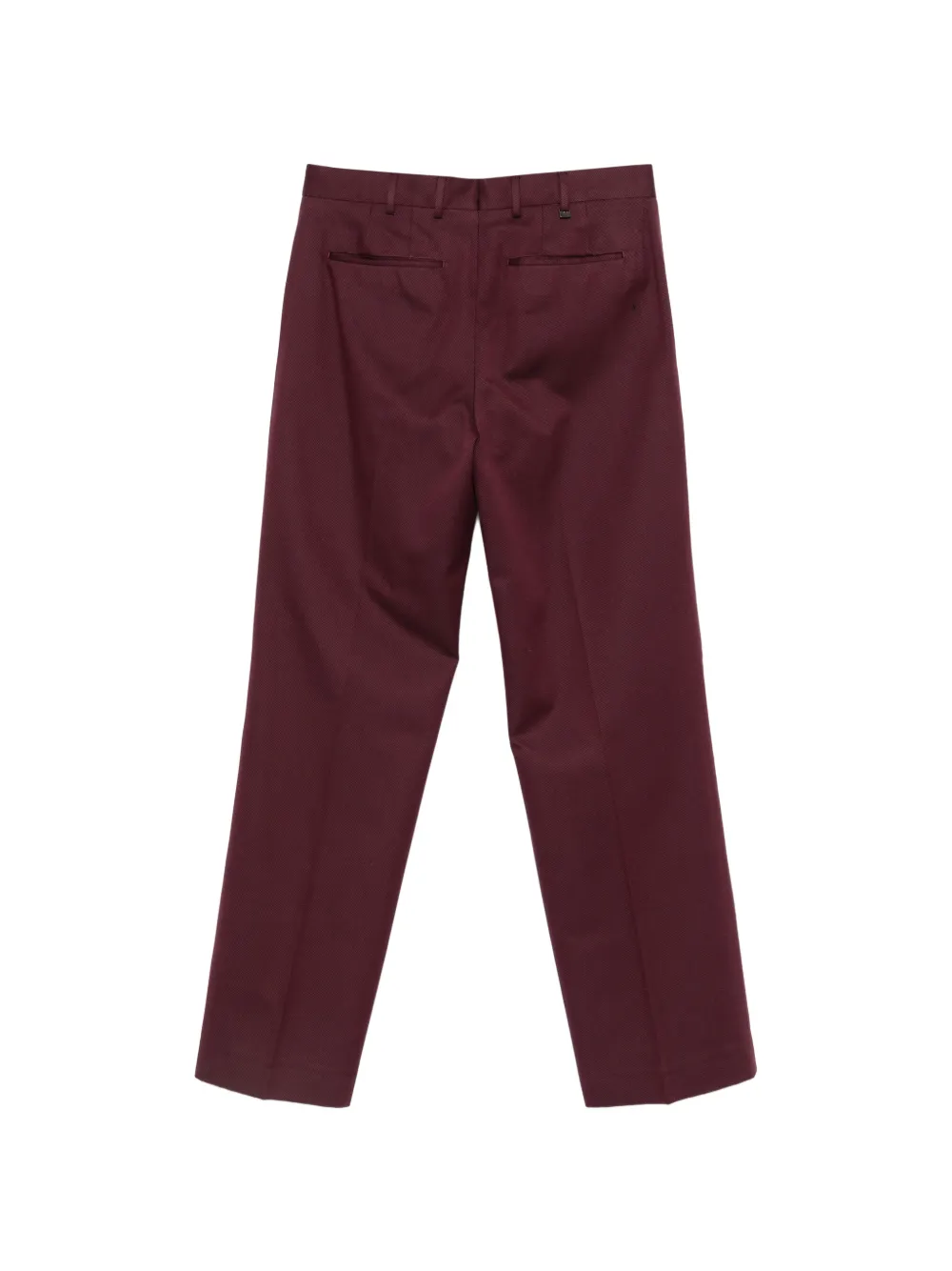 PT Torino Pantalon met geplooid detail Rood