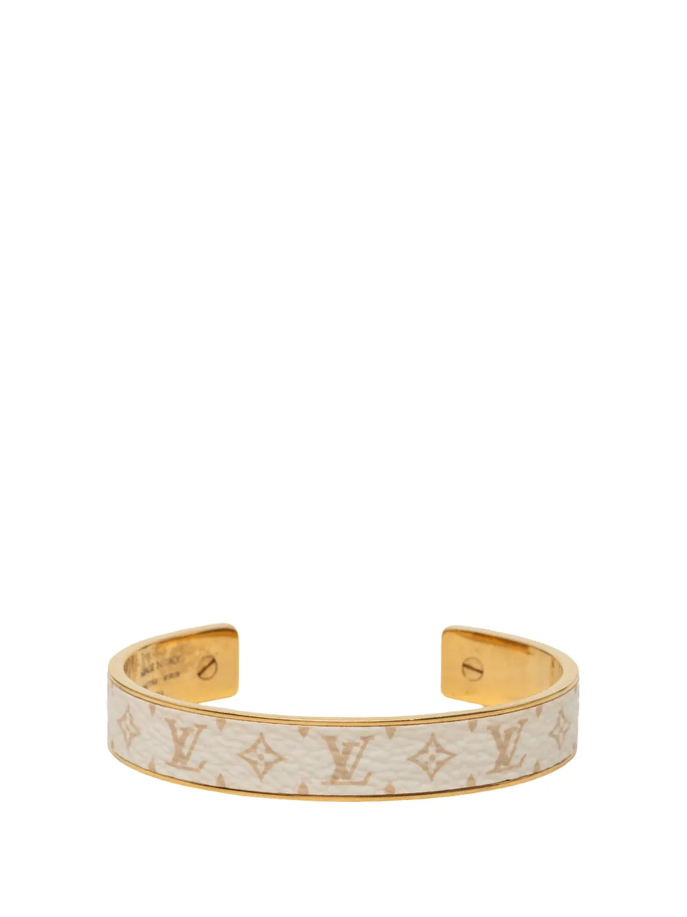 Louis Vuitton Pre-Owned bracelet jonc fantaisie doré à monogramme (2019)