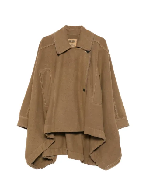Uma Wang oversized asymmetric-hem cape