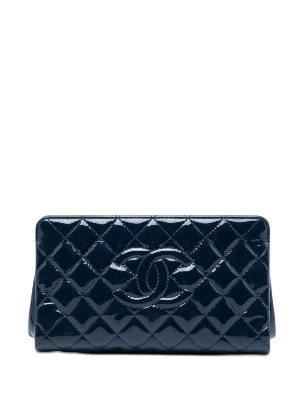 CHANEL Pre-Owned pochette matelassée Timeless (2012-2013) - Bleu