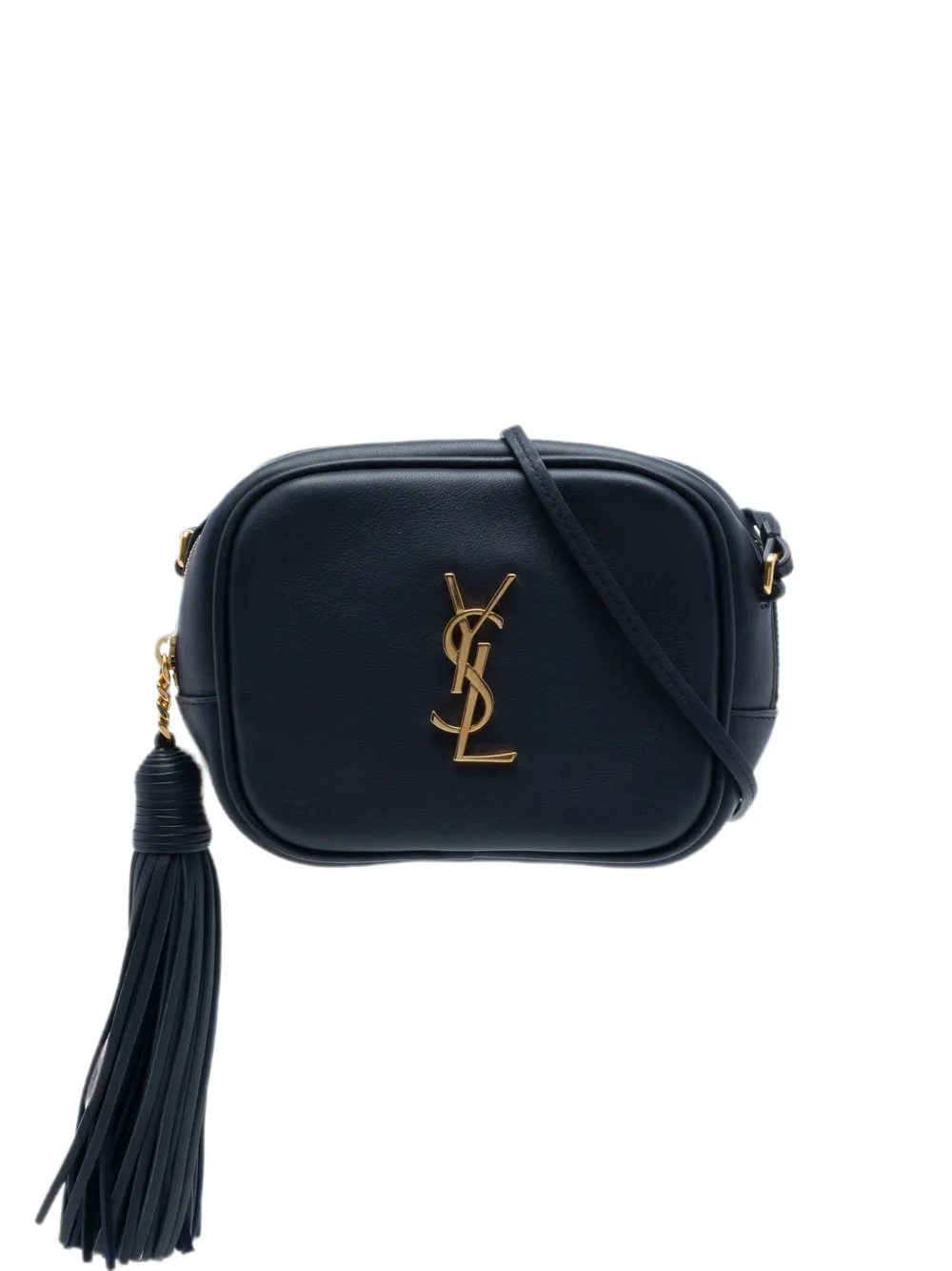 Saint Laurent Pre-Owned 2016 Calfskin Monogram Blogger Bag crossbody bag - Blau