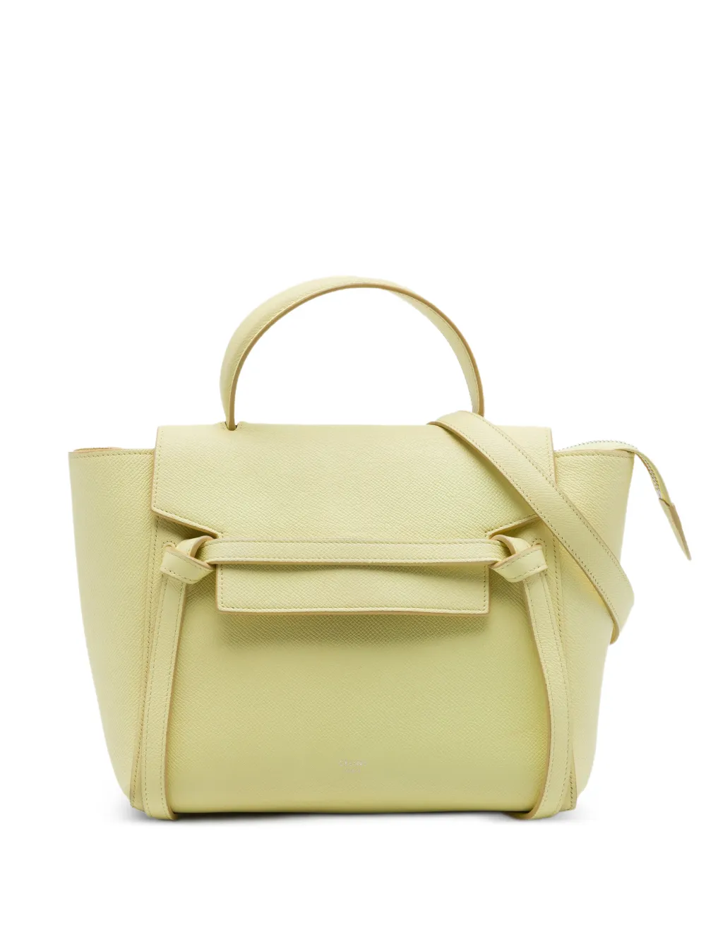 Celine Pre-Owned 2017 Micro Grained Calfskin Belt Bag satchel - Giallo
