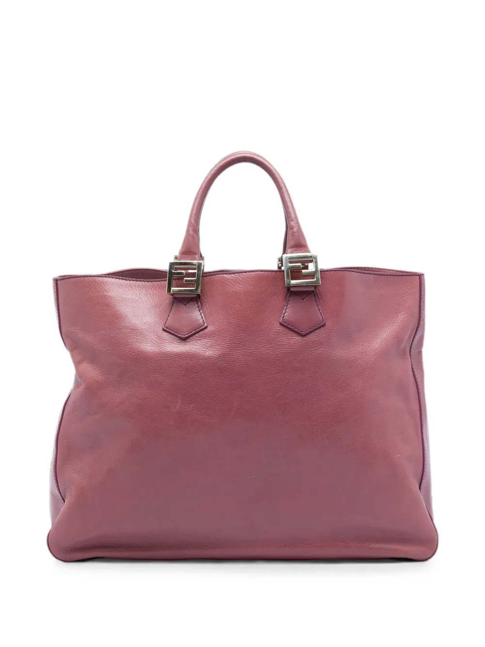 Fendi Pre-Owned 2000-2015 Large Leather Twins tote bag - Rosa
