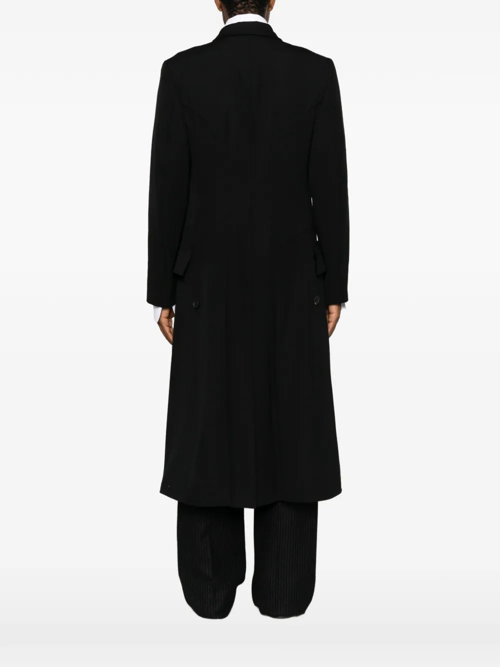 Yohji Yamamoto Jas met dubbele rij knopen Zwart
