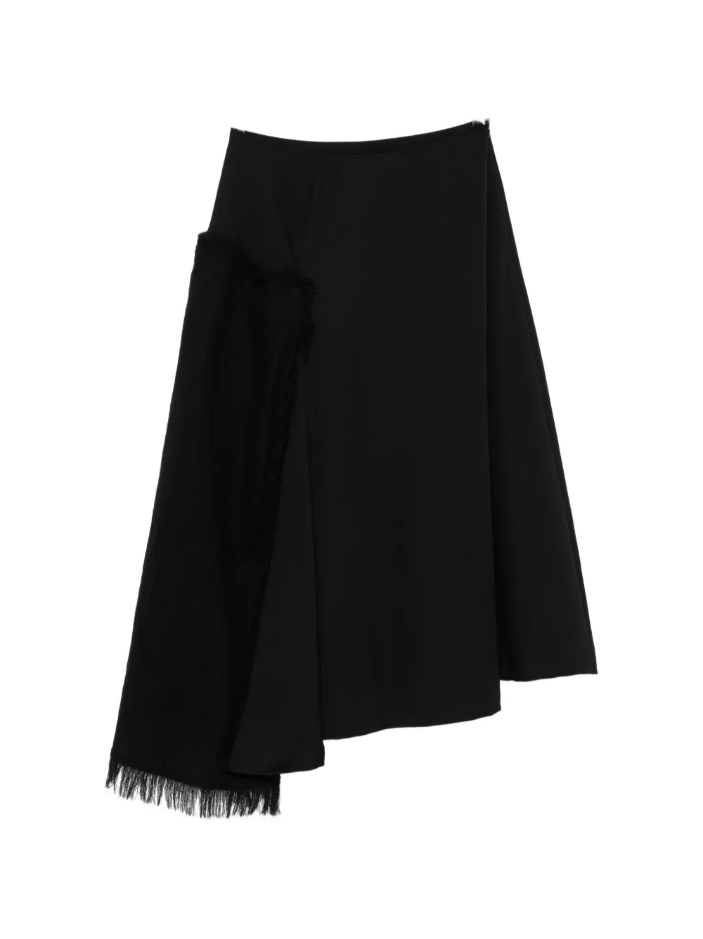 Yohji Yamamoto Asymmetrische rok Zwart