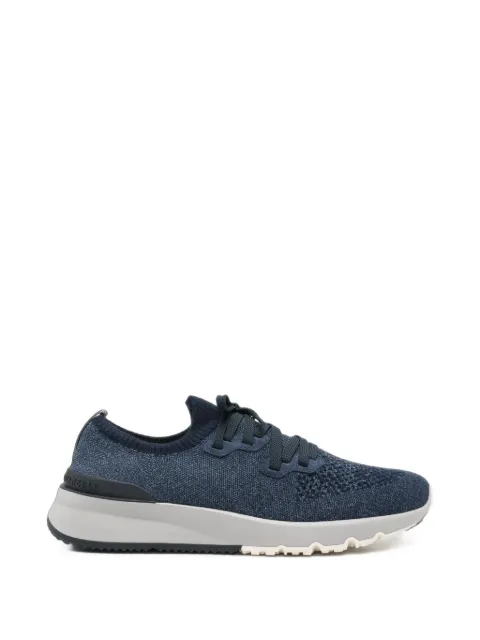 Brunello Cucinelli knitted cotton sneakers