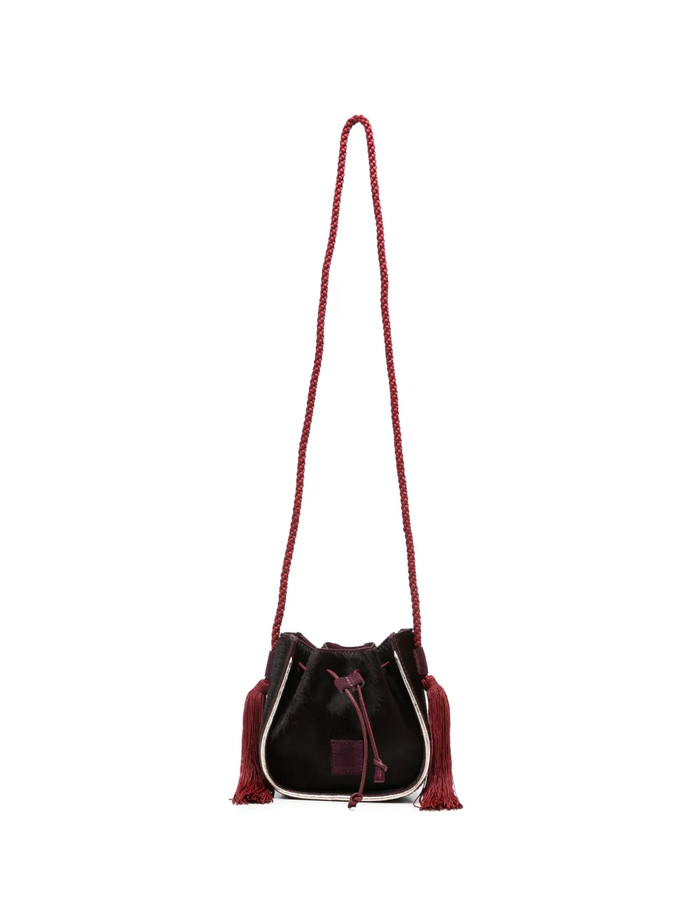 Forte Forte tassel-detail drawstring shoulder bag - Rot