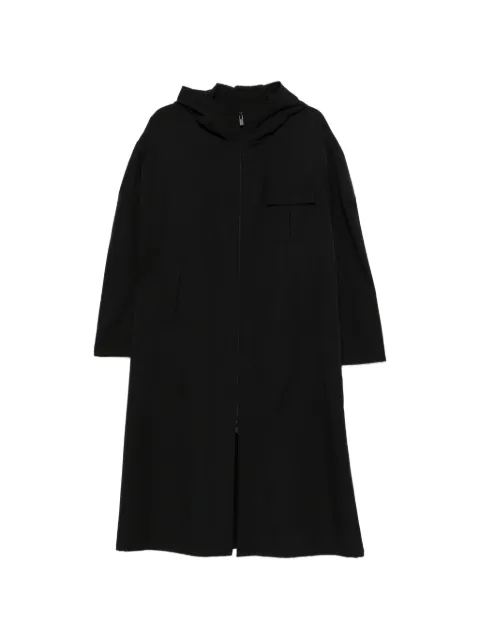 Yohji Yamamoto hooded longline coat