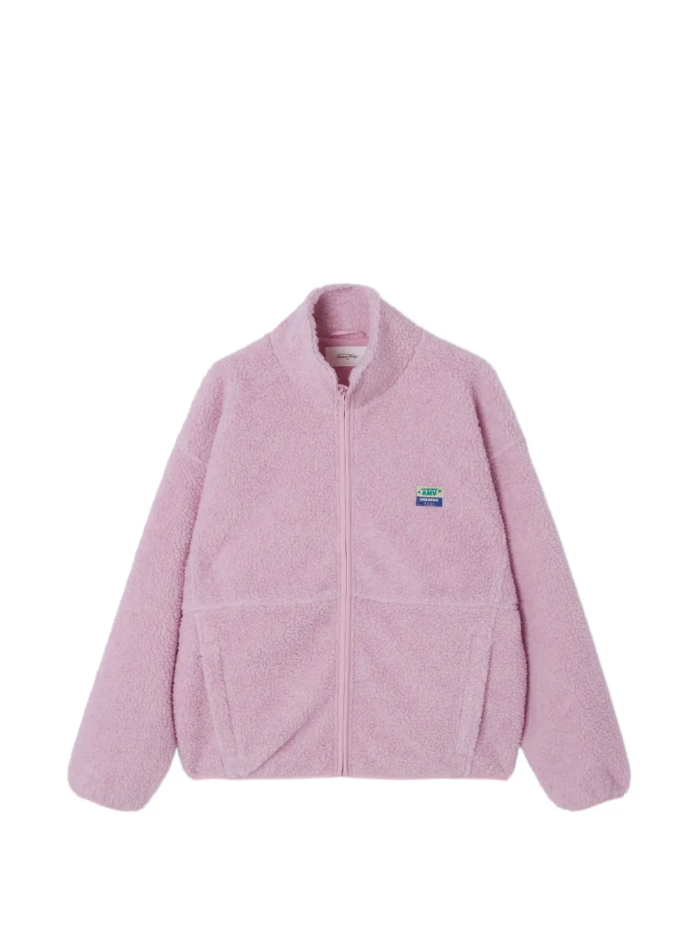 American Vintage Hoktown shearling-effect jacket Roze