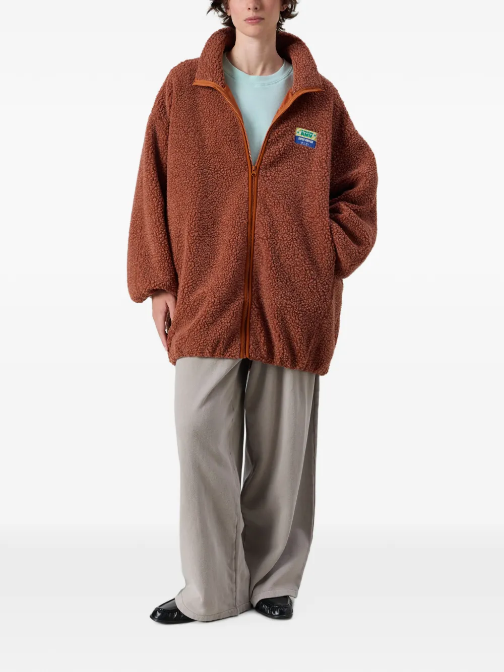 American Vintage Hoktown jack met lammy-effect Oranje