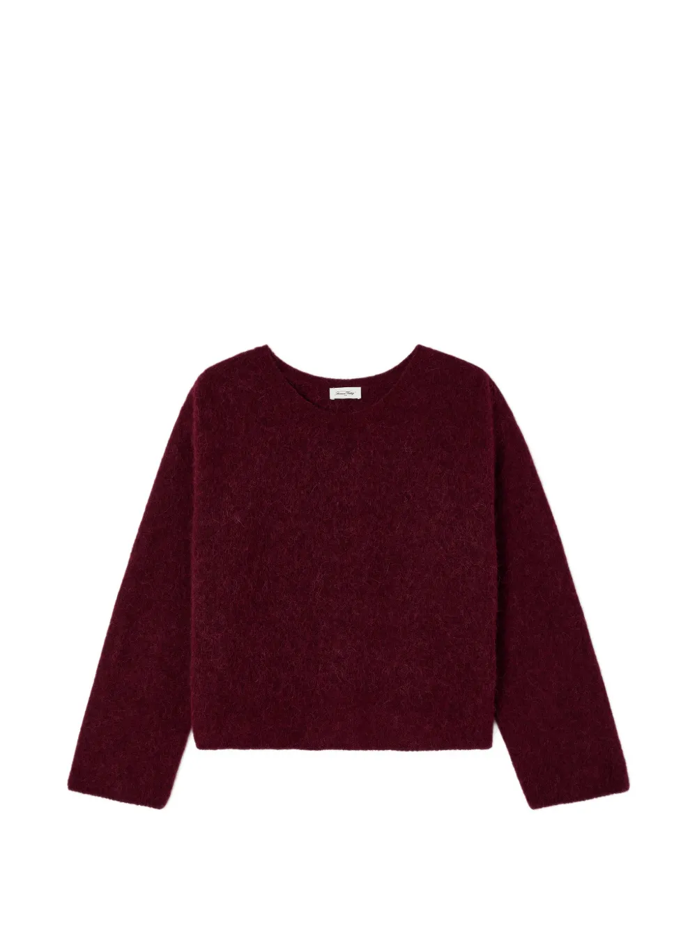 American Vintage Vitow fluffy gebreide trui Rood