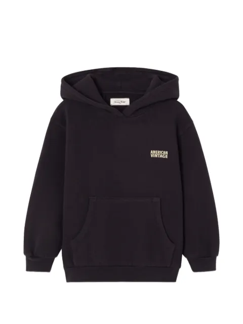 American Vintage Kids logo-print Izubird hoodie