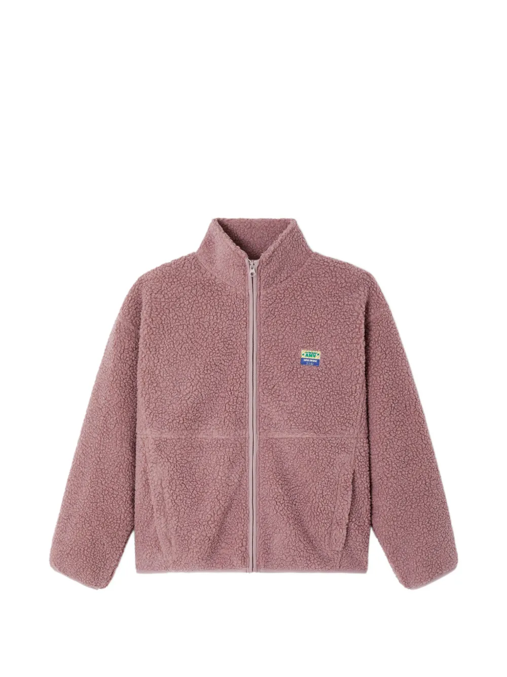 American Vintage Hoktown shearling-effect jacket Roze